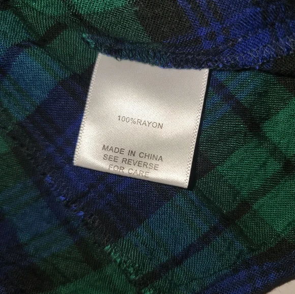 Modcloth Sleeveless Top Size XL Plaid - Picture 5 of 8